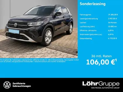 Gebraucht VW T-Cross Goal 95 PS (69 kW) 2025 Schwarz SUV