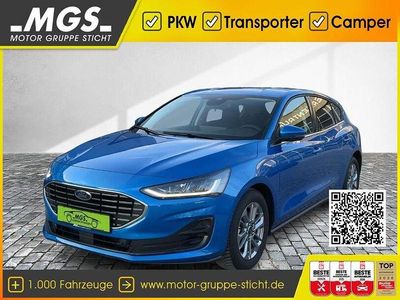 Gebraucht Ford Focus Titanium 125 PS (91 kW) 2024 Desert island blue metallic Limousine