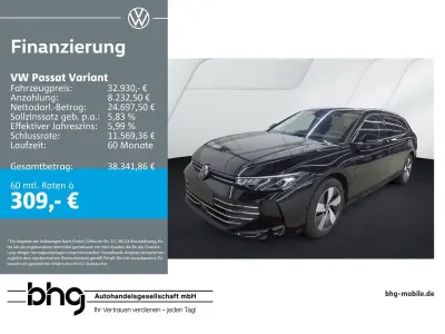 Second-hand VW Passat IQ Drive 150 CP (110 kW) 2025 Negru Break
