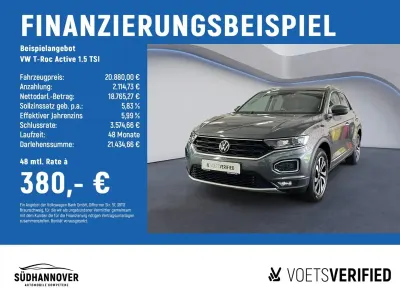 Gebraucht VW T-Roc Active 150 PS (110 kW) 2021 Grau SUV