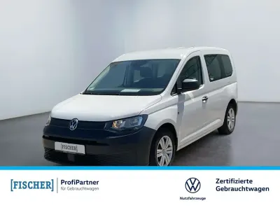 Gebraucht VW Caddy 102 PS (75 kW) 2021 Weiss Van / Kleinbus