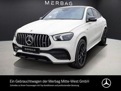 Gebraucht Mercedes GLE53 AMG AMG 435 PS (319 kW) 2021 Designo diamantweiß bright Coupé
