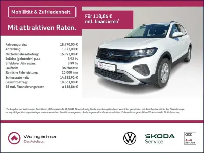 Gebraucht VW T-Cross IQ Drive 95 PS (69 kW) 2024 Weiß SUV