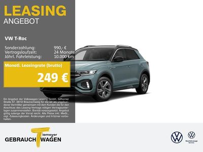 Gebraucht VW T-Roc R-line 150 PS (110 kW) 2025 Blau SUV