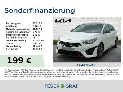 Gebraucht Kia Ceed GT Comfort 204 PS (150 kW) 2023 Deluxe weiss Limousine