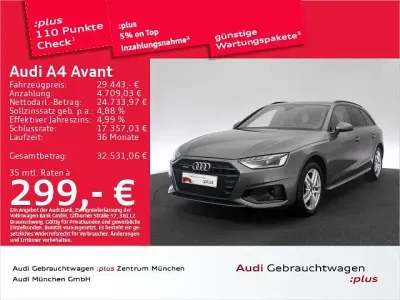 Używany Audi A4 Advanced 204 KM (150 kW) 2021 Szary Kombi