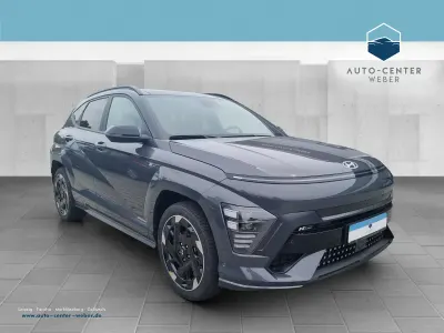 Gebraucht Hyundai Kona N Line 150 kW (204 PS) 2026 Ecotronic grey / abyss black SUV