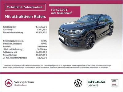 Schwarz Neu 2025 VW Tiguan R-line SUV | 53.770 € (Etwas zu teuer)