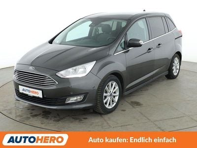 Grau Gebraucht 2019 Ford Grand C-Max Titanium Van / Kleinbus | 14.890 € (Etwas zu teuer)