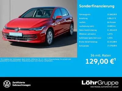Gebraucht VW Golf VIII Life 116 PS (85 kW) 2025 Kings red metallic Limousine
