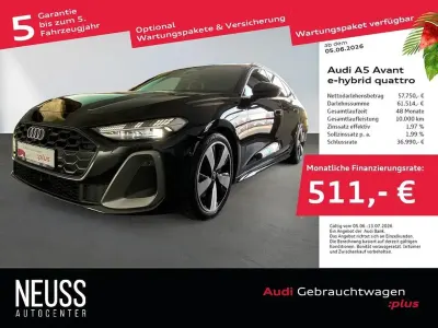 Gebraucht Audi A5 S-Line 299 PS (219 kW) 2025 Mythosschwarz metallic Kombi