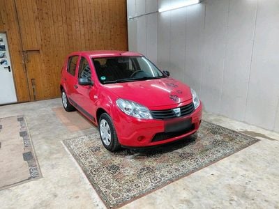 Usata Dacia Sandero 80 CV (58 kW) 2009 Rosso Berlina