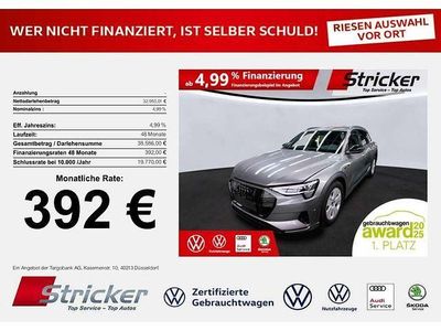 Usata Audi e-tron Advanced Plus 300 kW (408 CV) 2022 Grigio SUV