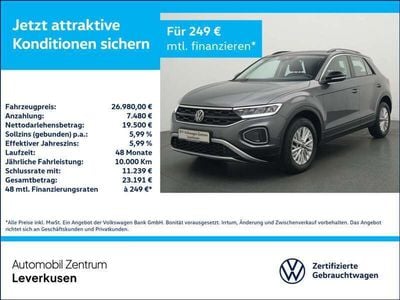Gebraucht VW T-Roc 150 PS (110 kW) 2023 Grau / indiumgrau (metallic) SUV