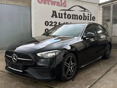 Brugt Mercedes C220 AMG line 220 HK (161 kW) 2023 Sort Stationcar