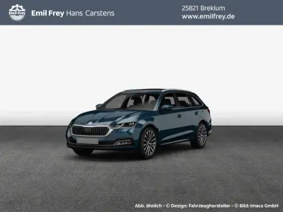 Gebraucht Skoda Octavia First Edition 116 PS (85 kW) 2021 Lavablau metallic Kombi