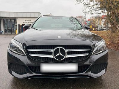 Usata Mercedes C220 Avantgarde 170 CV (125 kW) 2017 Nero Station wagon
