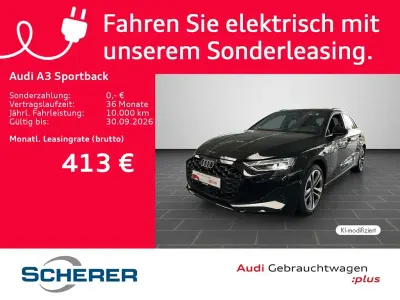 Gebraucht Audi A3 Advanced 204 PS (150 kW) 2025 Mythosschwarz metallic Limousine