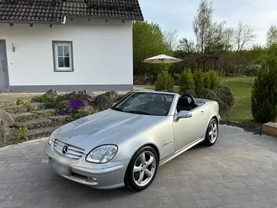 Gebraucht Mercedes SLK200 163 PS (119 kW) 2002 Silber Cabrio