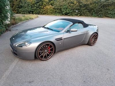 Second-hand Aston Martin V8 Vantage 385 CP (283 kW) 2008 Argintiu Cabrio