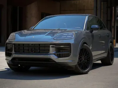 Neu Porsche Cayenne E-Hybrid Black Edition 470 PS (345 kW) 2026 Vanadiumgraumetallic SUV