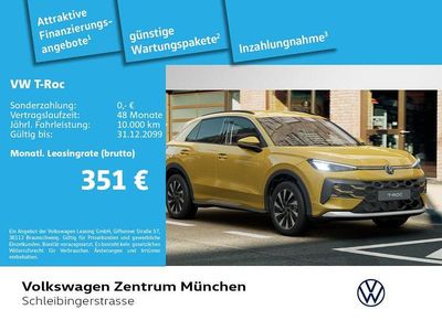 Second-hand VW T-Roc Life 116 CP (85 kW) 2026 Galben SUV