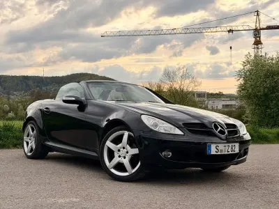 Gebraucht Mercedes SLK200 AMG Edition 1 163 PS (119 kW) 2006 Schwarz Cabrio