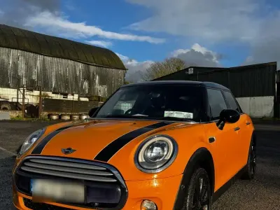 Gebraucht Mini Cooper D 111 PS (81 kW) 2014 Orange Kleinwagen