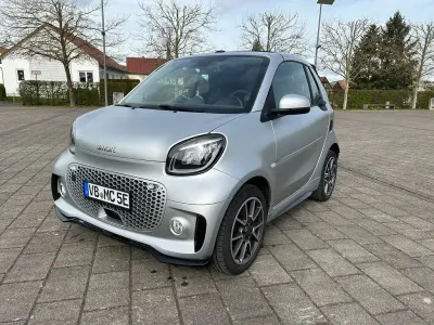 Gebraucht Smart ForTwo Electric Drive Brabus 60 kW (82 PS) 2020 Silber Cabrio