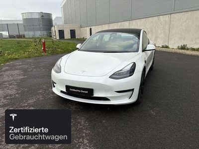 Weiß Gebraucht 2021 Tesla Model 3 Long Range AWD Limousine | 29.900 € (Fairer Preis)