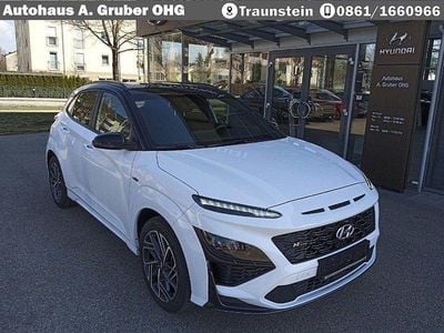 Gebraucht Hyundai Kona N Line 199 PS (146 kW) 2022 Atlas white SUV