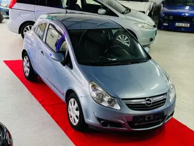 Gebraucht Opel Corsa Edition 60 PS (44 kW) 2009 Blau (aeroblau mi2) Kleinwagen