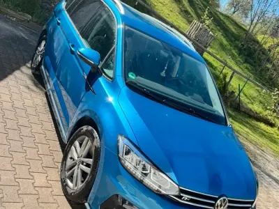 Brugt VW Touran R-line 150 HK (110 kW) 2021 Blå MPV