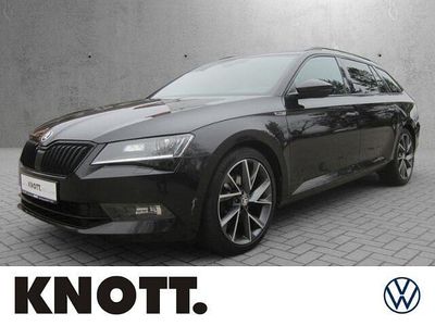 Gebraucht Skoda Superb SportLine 190 PS (139 kW) 2016 Schwarz Kombi