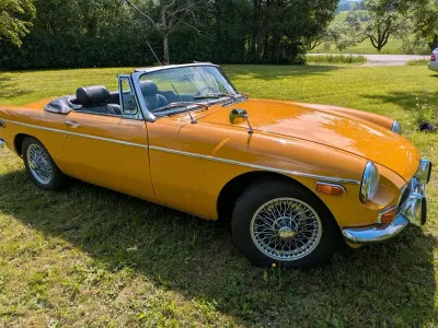 Używany MG B 95 KM (69 kW) 1971 Żółty Kabriolet