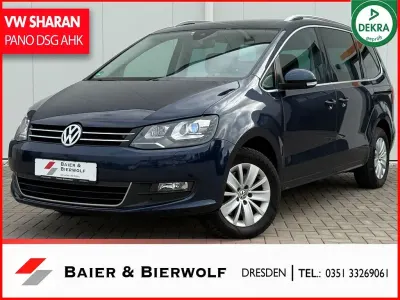 Gebraucht VW Sharan Comfortline 140 PS (102 kW) 2015 Blau Van / Kleinbus