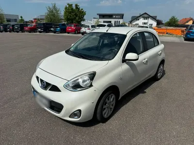 Gebraucht Nissan Micra 98 PS (72 kW) 2014 Weiß Kleinwagen