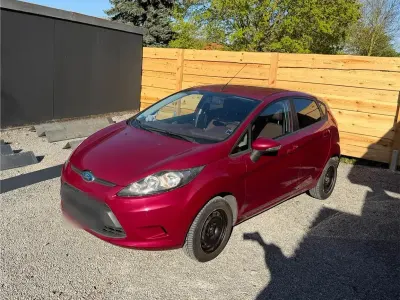 Second-hand Ford Fiesta 60 CP (44 kW) 2010 Roșu Hatchback