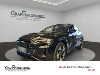 Gebraucht Audi Q8 e-tron S-Line 300 kW (408 PS) 2023 Mythosschwarz metallic SUV