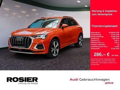 Gebraucht Audi Q3 Advanced Plus 150 PS (110 kW) 2023 Orange / pulsorange SUV