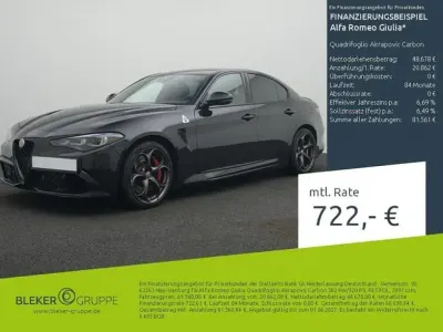 Gebraucht Alfa Romeo Giulia Quadrifoglio 520 PS (382 kW) 2023 Schwarz Limousine