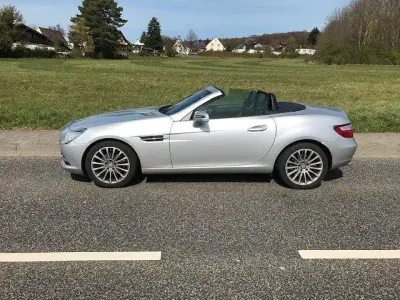 Gebraucht Mercedes SLK200 184 PS (135 kW) 2014 Silber Cabrio
