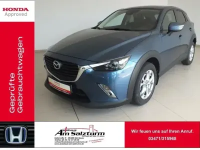 Gebraucht Mazda CX-3 Exclusive-Line 120 PS (88 kW) 2017 Turmalinblau metallic SUV