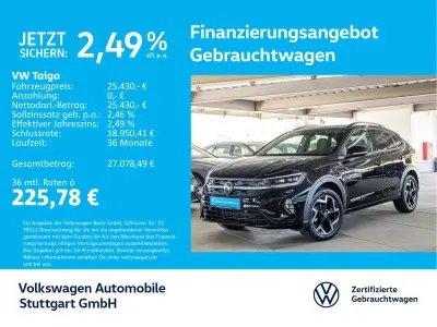 Brugt VW Taigo R-line 150 HK (110 kW) 2025 Sort SUV