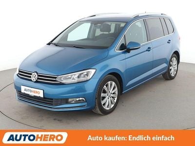 Gebraucht VW Touran Highline 150 PS (110 kW) 2016 Blau Van / Kleinbus