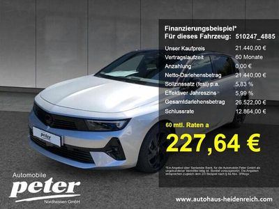 Gebraucht Opel Astra GS Line 131 PS (96 kW) 2023 Kristall silber metallic Limousine