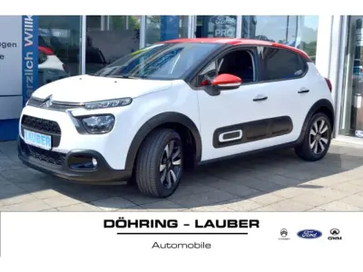 Gebraucht Citroën C3 Shine 82 PS (60 kW) 2023 Polarweiss / rot Kleinwagen