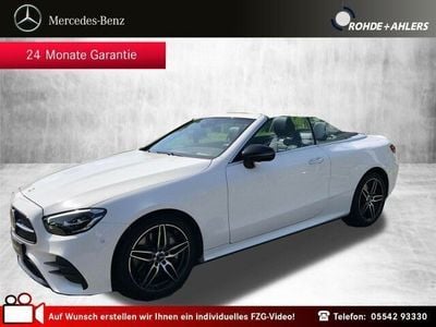 Gebraucht Mercedes E450 AMG line 367 PS (269 kW) 2022 Polarweiß Cabrio