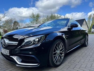 Second-hand Mercedes C63 AMG AMG 476 CP (350 kW) 2018 Negru Cabrio