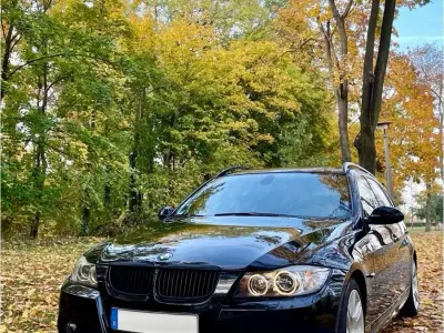 Brugt BMW 320 163 HK (119 kW) 2007 Sort Stationcar